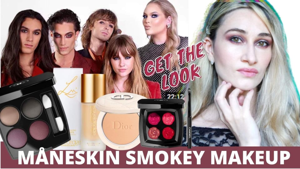 MANESKIN DAMIANO MAKEUP LOOK